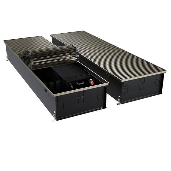Конвектор внутрипольный Royal Thermo ATRIUM TURBO-190/400/2500-DG-U-DB, фото 