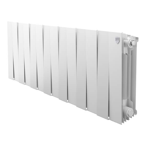 Радиатор биметаллический Royal Thermo PianoForte 300 Белый - 14 секц., фото 