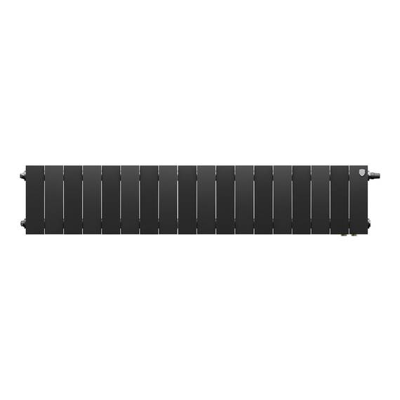 Радиатор биметаллический Royal Thermo PianoForte 200 Чёрный VR80- 18 секц., фото , изображение 2