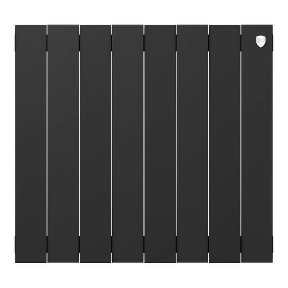 Радиатор биметаллический Royal Thermo PianoForte 500 Чёрный - 8 секц., фото , изображение 2