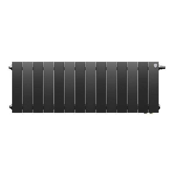 Радиатор биметаллический Royal Thermo PianoForte 300 Чёрный VR80 - 14 секц., фото , изображение 2