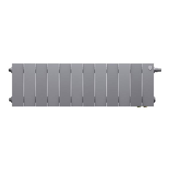 Радиатор биметаллический Royal Thermo PianoForte 200 Серебристый VR80- 12 секц., фото , изображение 2
