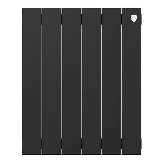Радиатор биметаллический Royal Thermo PianoForte 500 Чёрный - 6 секц., фото , изображение 2