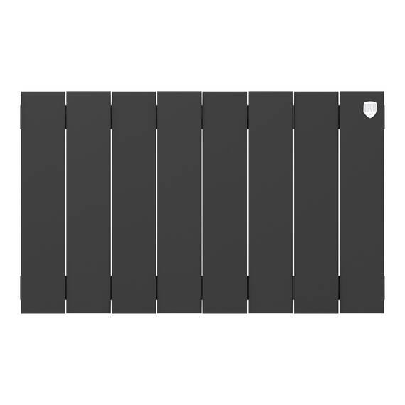 Радиатор биметаллический Royal Thermo PianoForte 300 Чёрный - 8 секц., фото , изображение 2