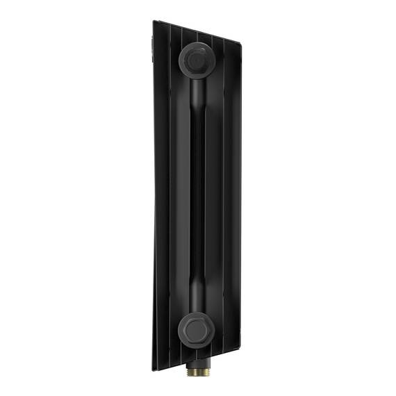 Радиатор биметаллический Royal Thermo PianoForte 300 Чёрный VR80 - 8 секц., фото , изображение 3