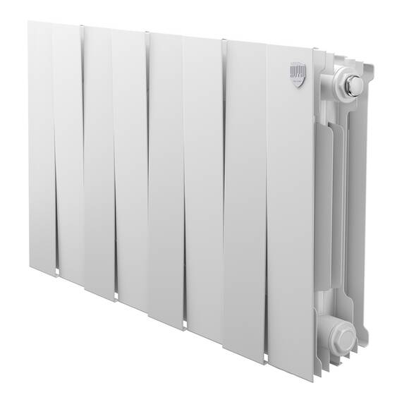 Радиатор биметаллический Royal Thermo PianoForte 300 Белый - 8 секц., фото 