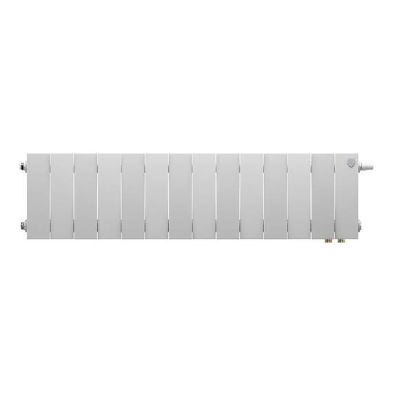 Радиатор биметаллический Royal Thermo PianoForte 200 Белый VR80 - 14 секц., фото , изображение 2