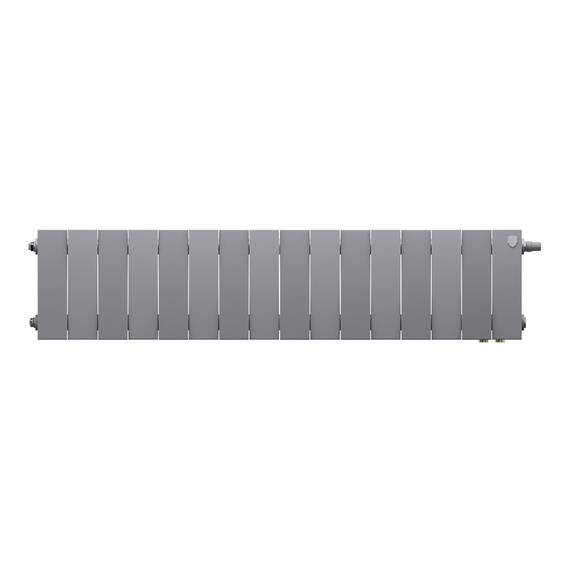 Радиатор биметаллический Royal Thermo PianoForte 200 Серебристый VR80- 16 секц., фото , изображение 2