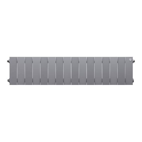 Радиатор биметаллический Royal Thermo PianoForte 200 Серебристый - 16 секц., фото , изображение 2