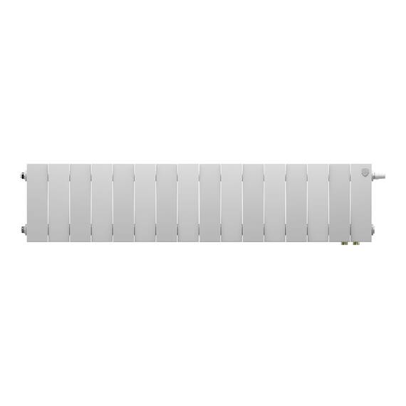 Радиатор биметаллический Royal Thermo PianoForte 200 Белый VR80 - 16 секц., фото , изображение 2