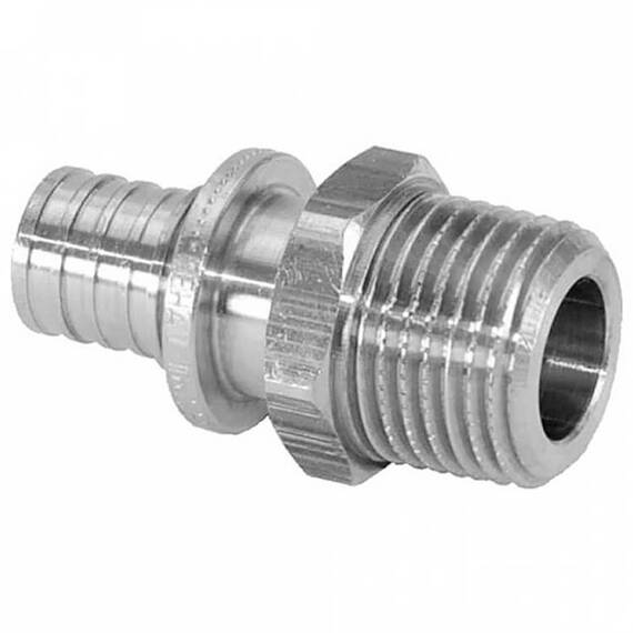 Переходник REHAU THERM S с наружной резьбой 17-R 1/2, фото 