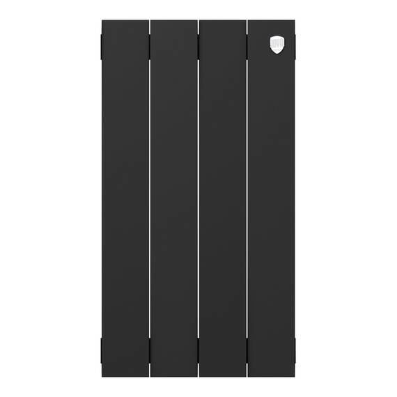 Радиатор биметаллический Royal Thermo PianoForte 500 Чёрный - 4 секц., фото , изображение 2