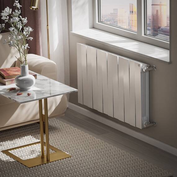 Радиатор биметаллический Royal Thermo PianoForte 500 Белый - 12 секц., фото , изображение 5