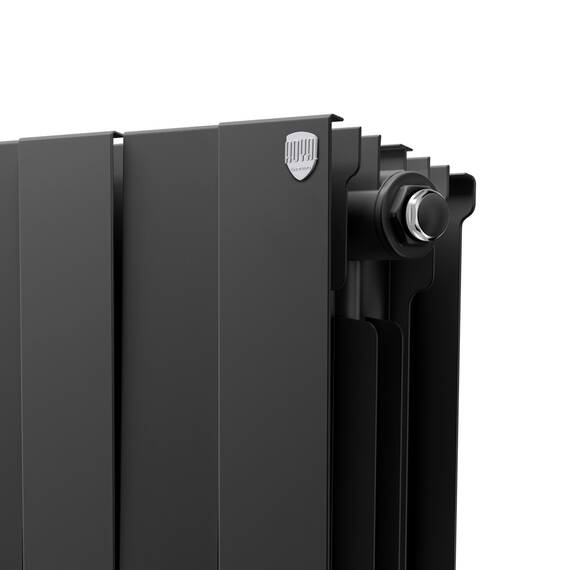 Радиатор биметаллический Royal Thermo PianoForte 200 Чёрный VR80- 16 секц., фото , изображение 4