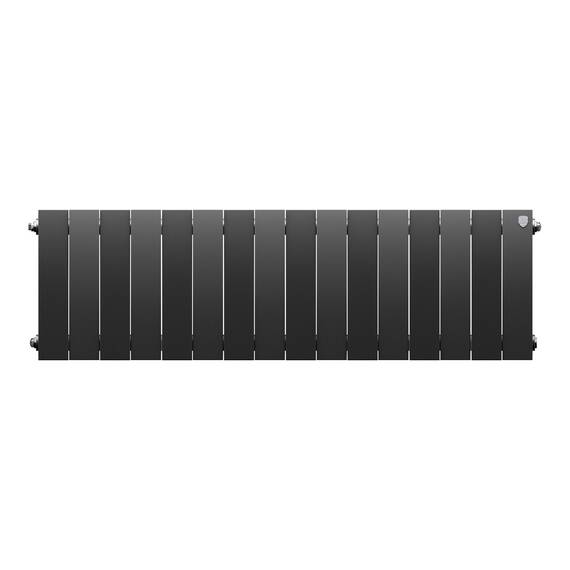 Радиатор биметаллический Royal Thermo PianoForte 300 Чёрный - 16 секц., фото , изображение 2
