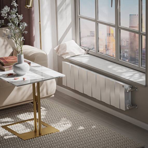 Радиатор биметаллический Royal Thermo PianoForte 200 Белый - 14 секц., фото , изображение 6