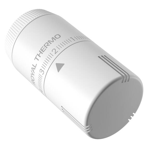 Термоголовка жидкостная Royal Thermo Design М30х1,5 (белый), фото , изображение 2