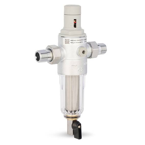 Фильтр сетчатый VARMEGA промывной, комбинированный 1/2", PN16, для ХВС, VM22801, фото , изображение 2