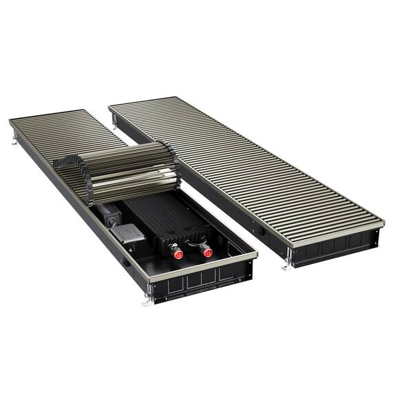 Конвектор внутрипольный Royal Thermo ATRIUM TURBO-80/300/1300-DG-U-LB, фото 