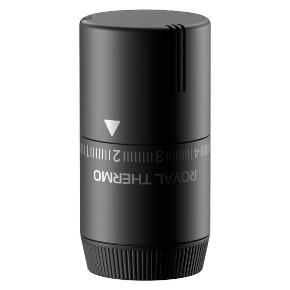 Термоголовка жидкостная Royal Thermo Design М30х1,5 (черный), фото , изображение 4