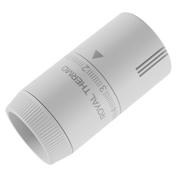 Термоголовка жидкостная Royal Thermo Design М30х1,5 (белый soft touch), фото , изображение 3
