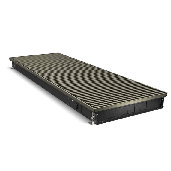 Конвектор внутрипольный Royal Thermo ATRIUM TURBO-80/400/2600-DG-U-DB, фото , изображение 2