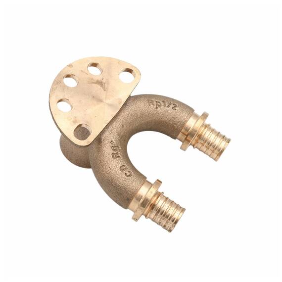 Угольник REHAU настенный ВР 16/16-1/2" RX+ короткий , бронза, фото , изображение 4
