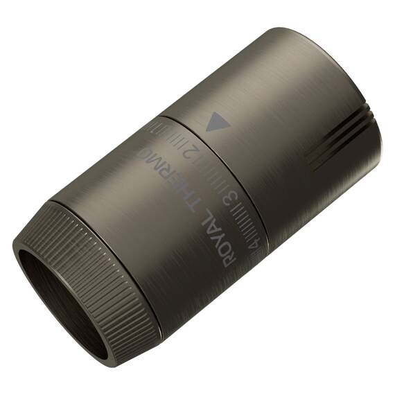 Термоголовка жидкостная Royal Thermo Design М30х1,5 (никель матовый), фото , изображение 3