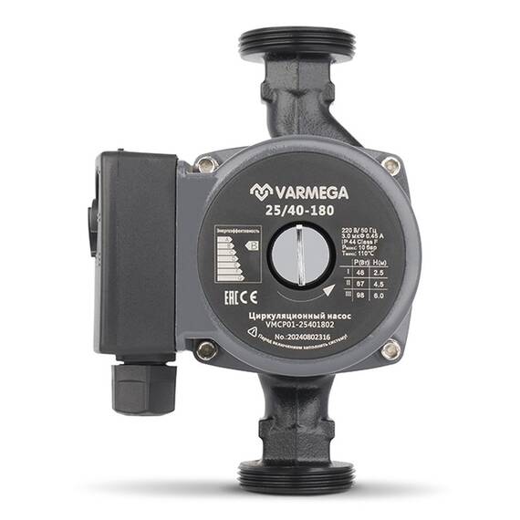 Насос циркуляционный VARMEGA 25-40-180 (с гайками), фото , изображение 2