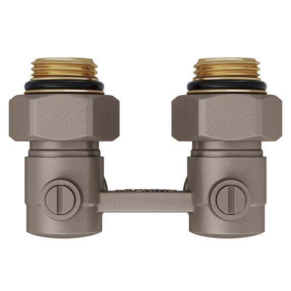 Узел нижнего подключения Royal Thermo угловой 1/2"х3/4"EK RTE 07.00002А, фото , изображение 3