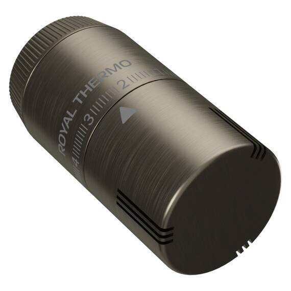 Термоголовка жидкостная Royal Thermo Design М30х1,5 (никель матовый), фото , изображение 2