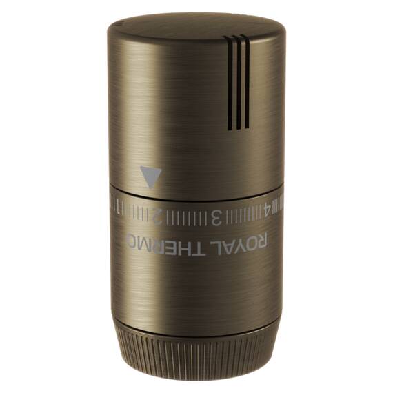 Термоголовка жидкостная Royal Thermo Design М30х1,5 (бронза), фото , изображение 4