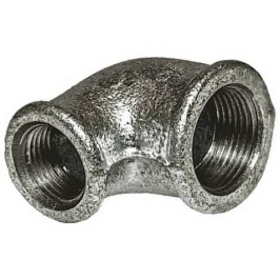 Угольник FITTEX чуг перех оц Ду20х15 (3/4"х1/2") м/м, фото 