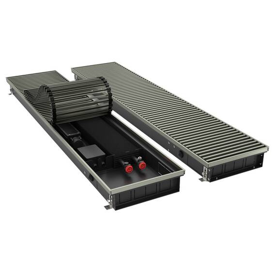 Конвектор внутрипольный Royal Thermo ATRIUM TURBO-80/180/3000-DG-U-LB, фото 