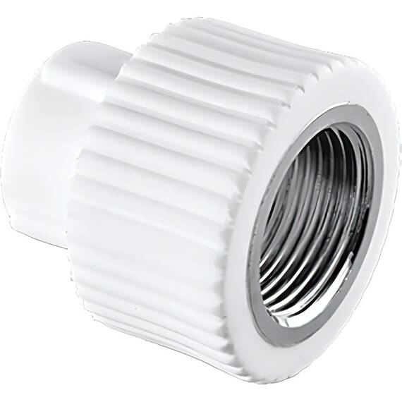 Муфта TEBO бел. PP-R комбинированная 32х1/2" ВР (20/120), арт. 030023407, фото 