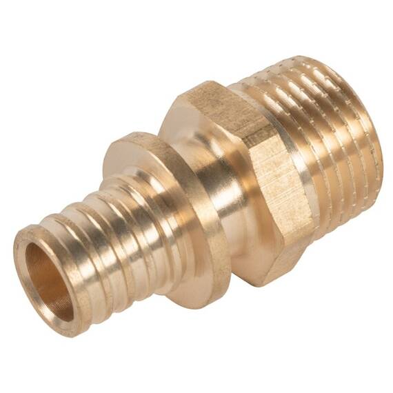 Муфта Royal Thermo ritable аксиальная соед., латунь НР 25х3/4, фото 