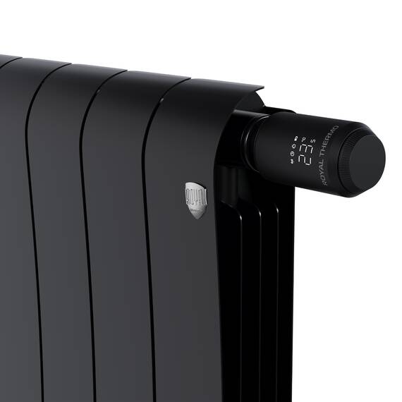 Термостат радиаторный электронный Royal Thermo Smart Heat 2.0, черный, фото , изображение 5