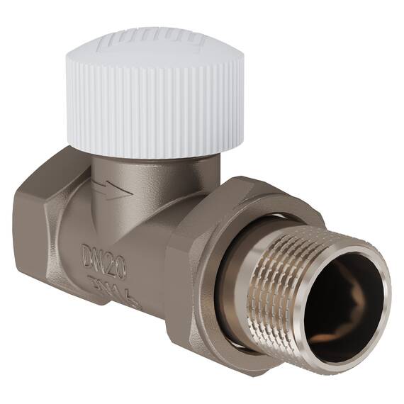 Клапан термостатический прямой Royal Thermo 3/4" М30х1,5, фото 