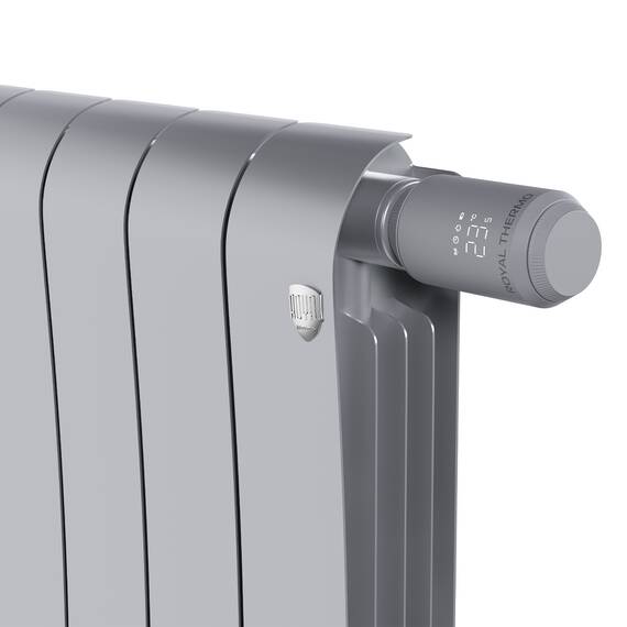 Термостат радиаторный электронный Royal Thermo Smart Heat 2.0, серебристый, фото , изображение 5