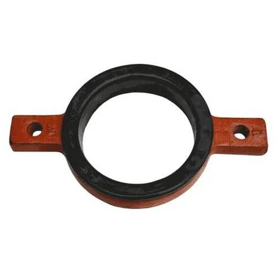 Кольцо опорное чуг SML Ду250 с гальванизир резиной SGACX, фото 