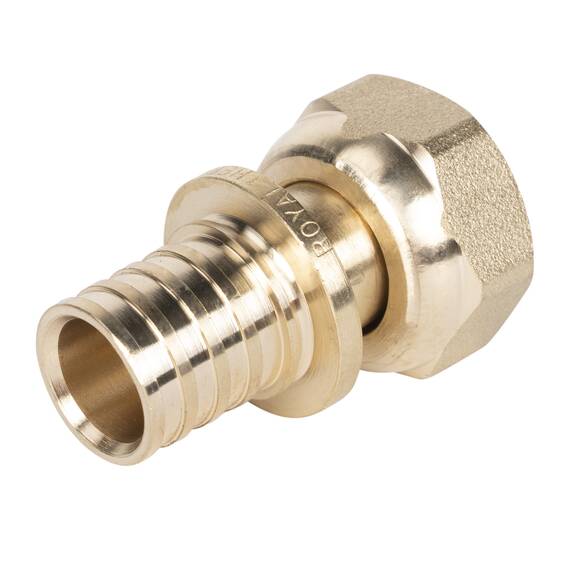 Муфта аксиальная Royal Thermo с накидной гайкой 20×1/2 (4), фото , изображение 2