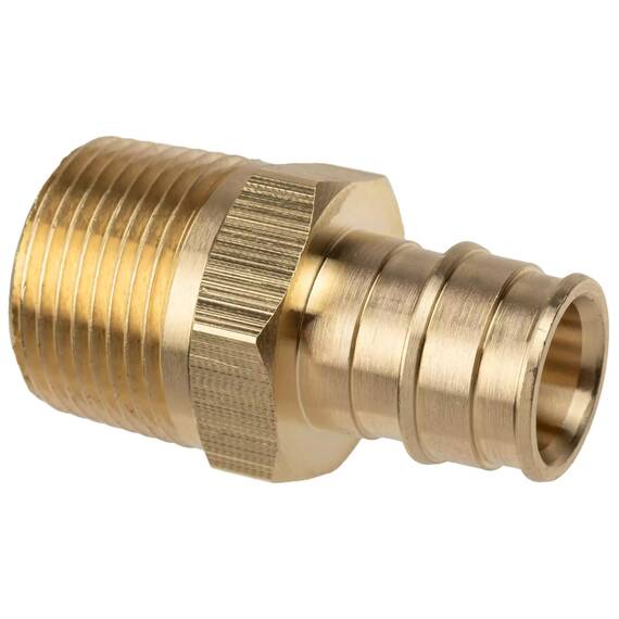Муфта радиальная для труб из сшитого полиэтилена Usystems 20-R1/2"НР, тип 2"90Ф, фото 