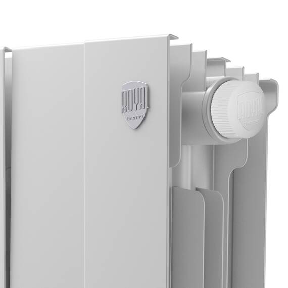 Радиатор биметаллический Royal Thermo PianoForte 300 Белый VR80 - 4 секц., фото , изображение 4