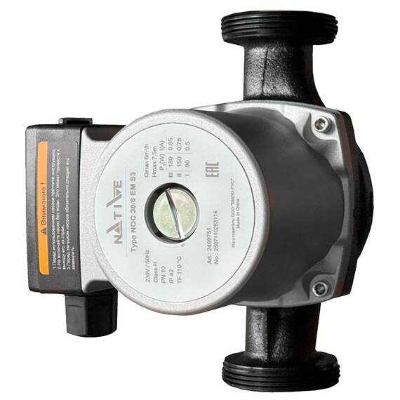 Насос циркуляционный WILO-NATIVE NOC 25/8 EM S3, фото 