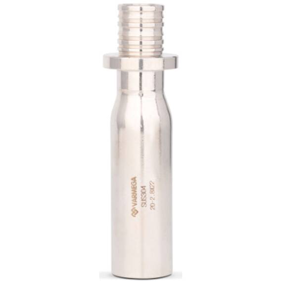 Переходник нержавеющий VARMEGA безраструбный PEX-INOX Inox Press 16-2.2x15, фото 