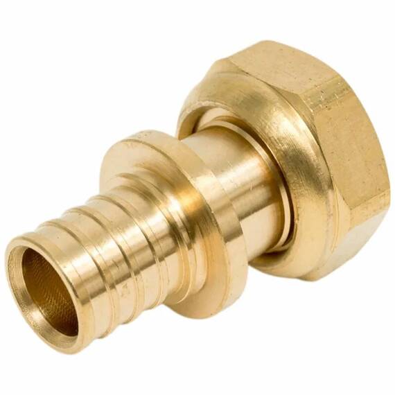 Муфта аксиальная Royal Thermo Ritable с накидной гайкой, латунь, 20x3/4, фото 