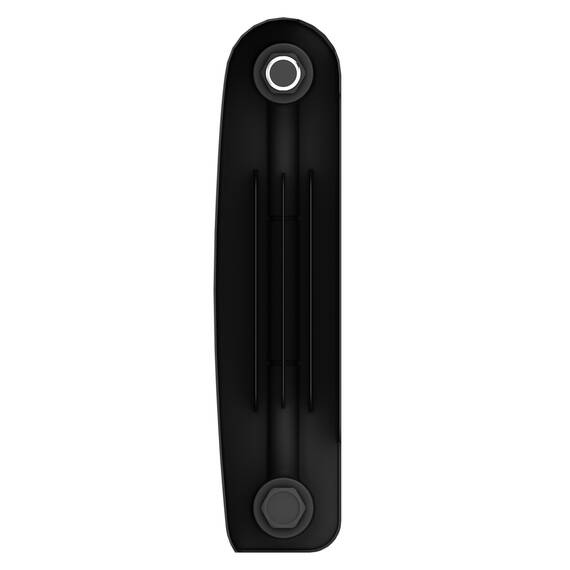 Радиатор биметаллический Royal Thermo Eclipse 300 Чёрный - 14 секц., фото , изображение 3