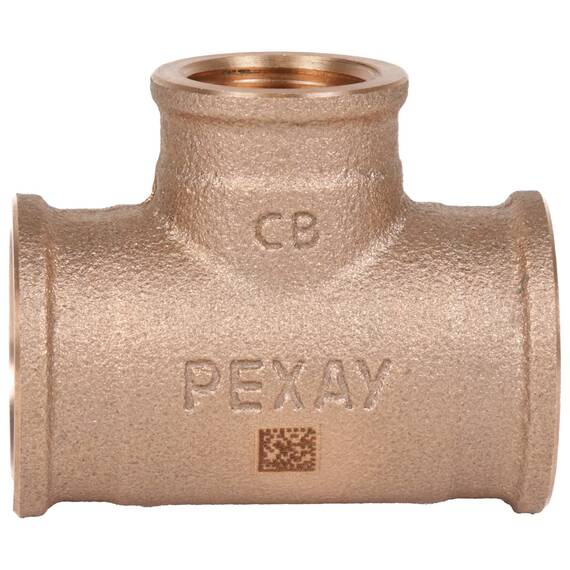 Тройник бронзовый РЕХАУ AURLINE редукционный Rp3/4" x Rp1/2" x Rp3/4", RX+, фото 