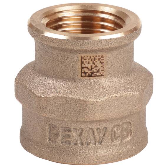 Муфта бронзовая РЕХАУ AURLINE редукционная Rp3/4" x Rp1/2", RX+, фото 