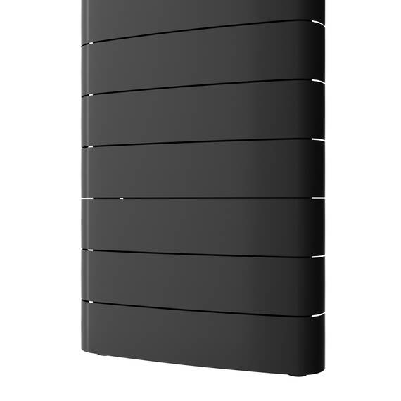 Радиатор биметаллический Royal Thermo Eclipse Tower 300 Чёрный - 18 секц., фото , изображение 4